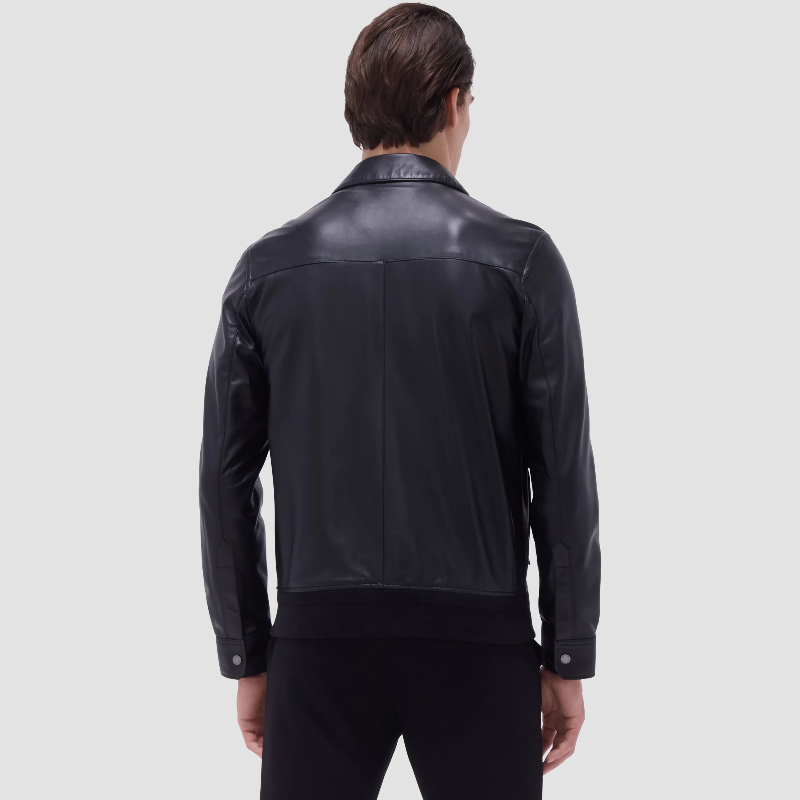 Leather Bomber Jacket