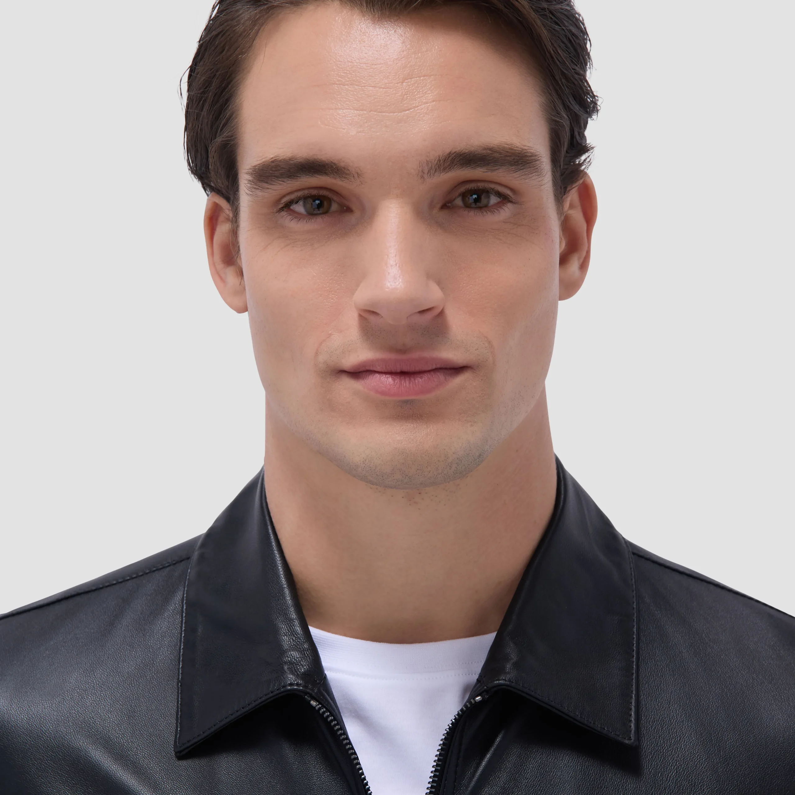 Leather Bomber Jacket