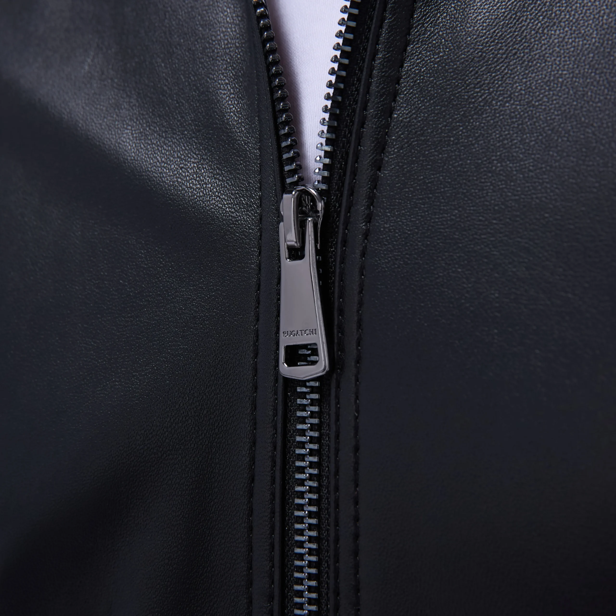 Leather Bomber Jacket