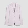 Linen-Cotton Two Button Blazer