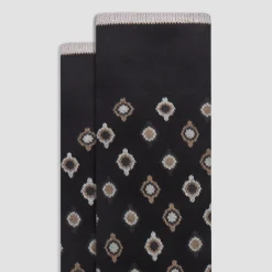 Medallion Mid-Calf Socks