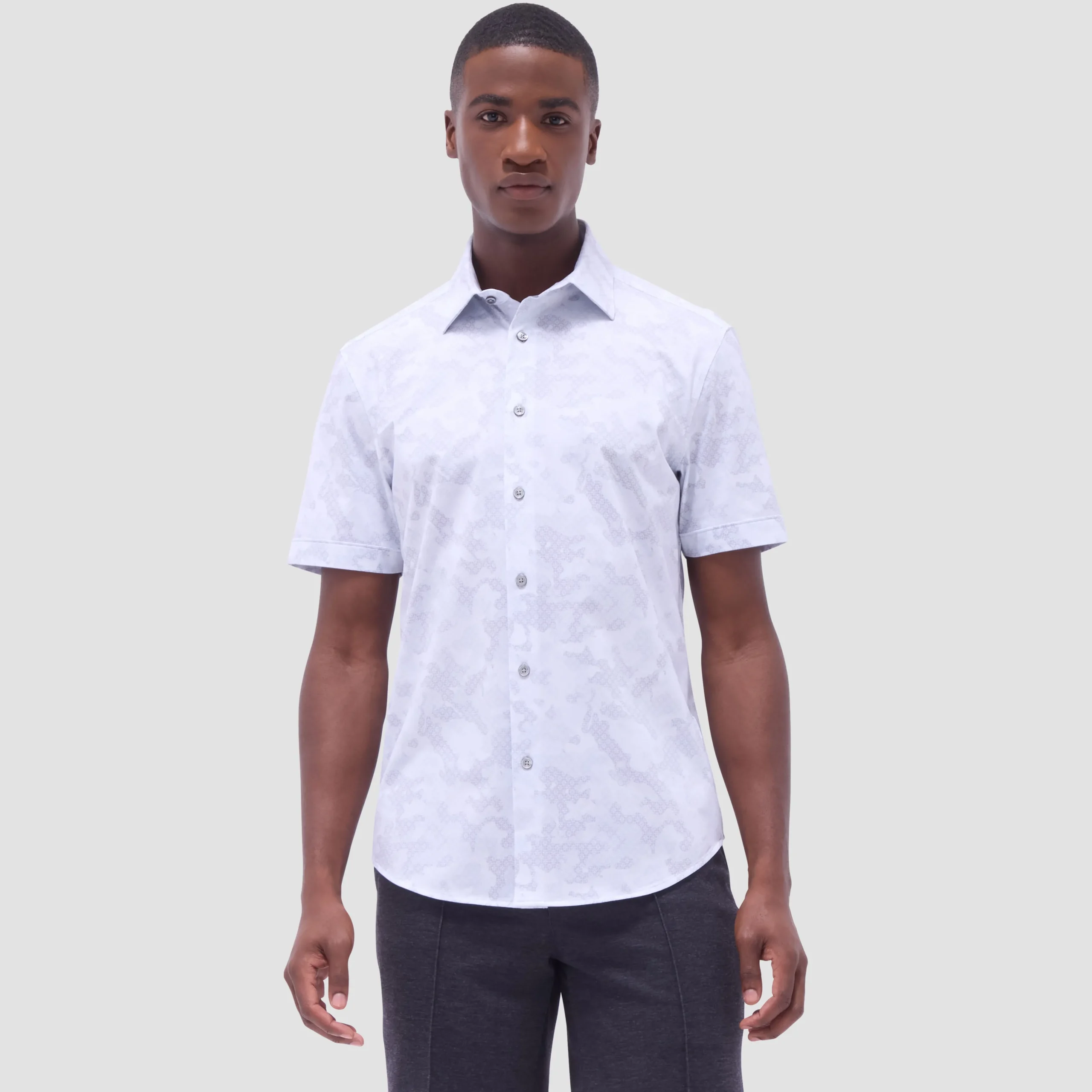 Miles Abstract OoohCotton Short-Sleeve Shirt