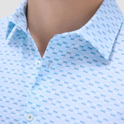 Miles Basketweave OoohCotton Short-Sleeve Shirt