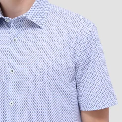 Miles Bird Print OoohCotton Short-Sleeve Shirt