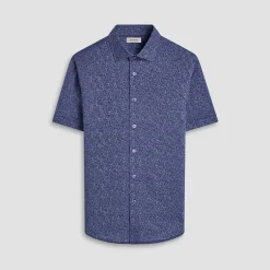 Miles Bistro Print OoohCotton Short-Sleeve Shirt