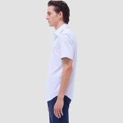 Miles Bistro Print OoohCotton Short-Sleeve Shirt