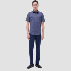 Miles Bistro Print OoohCotton Short-Sleeve Shirt