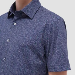 Miles Bistro Print OoohCotton Short-Sleeve Shirt