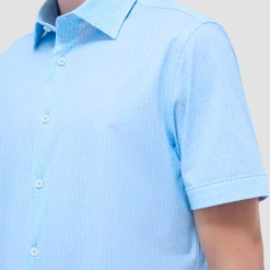 Miles Bowling Pin OoohCotton Short-Sleeve Shirt