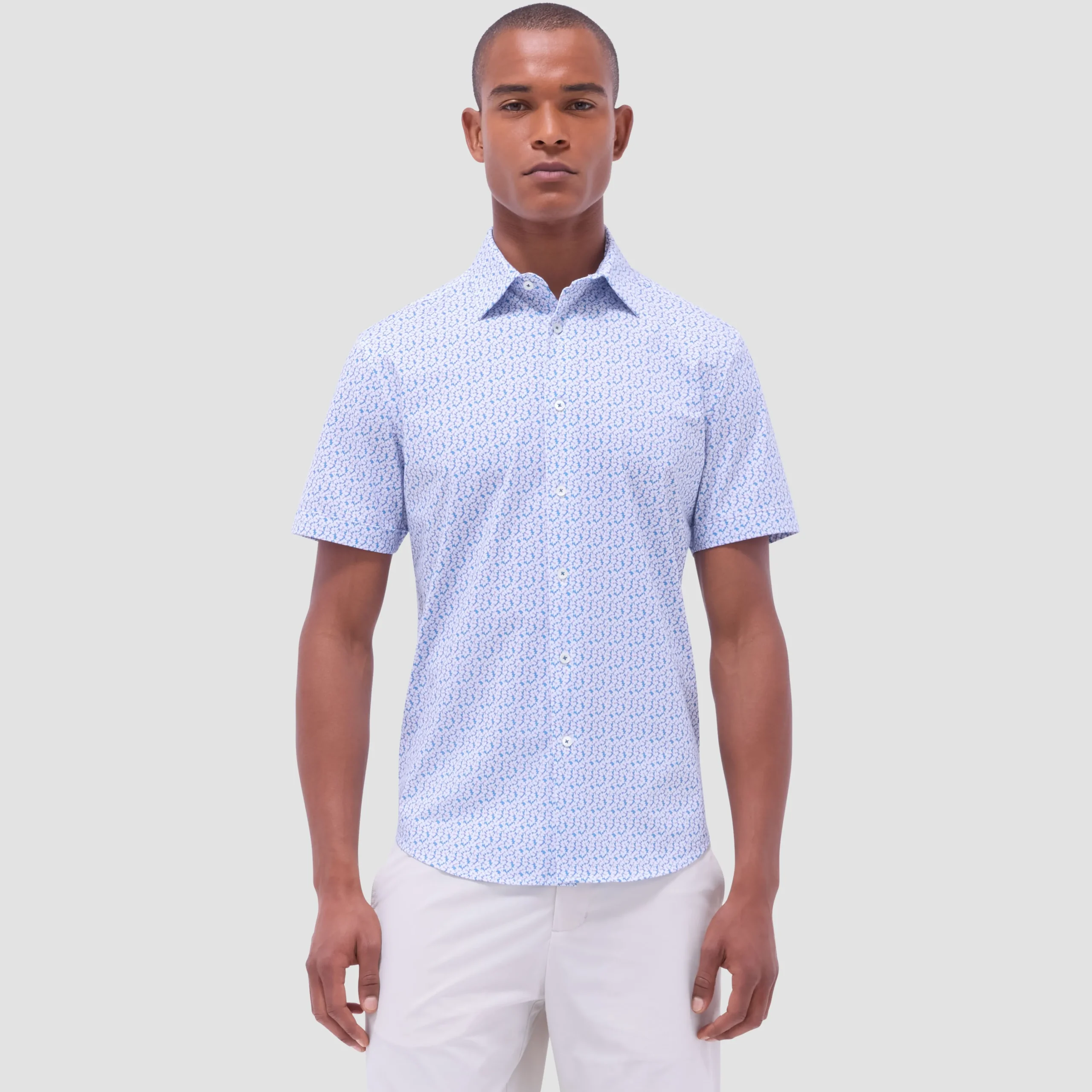 Miles Floral OoohCotton Short-Sleeve Shirt