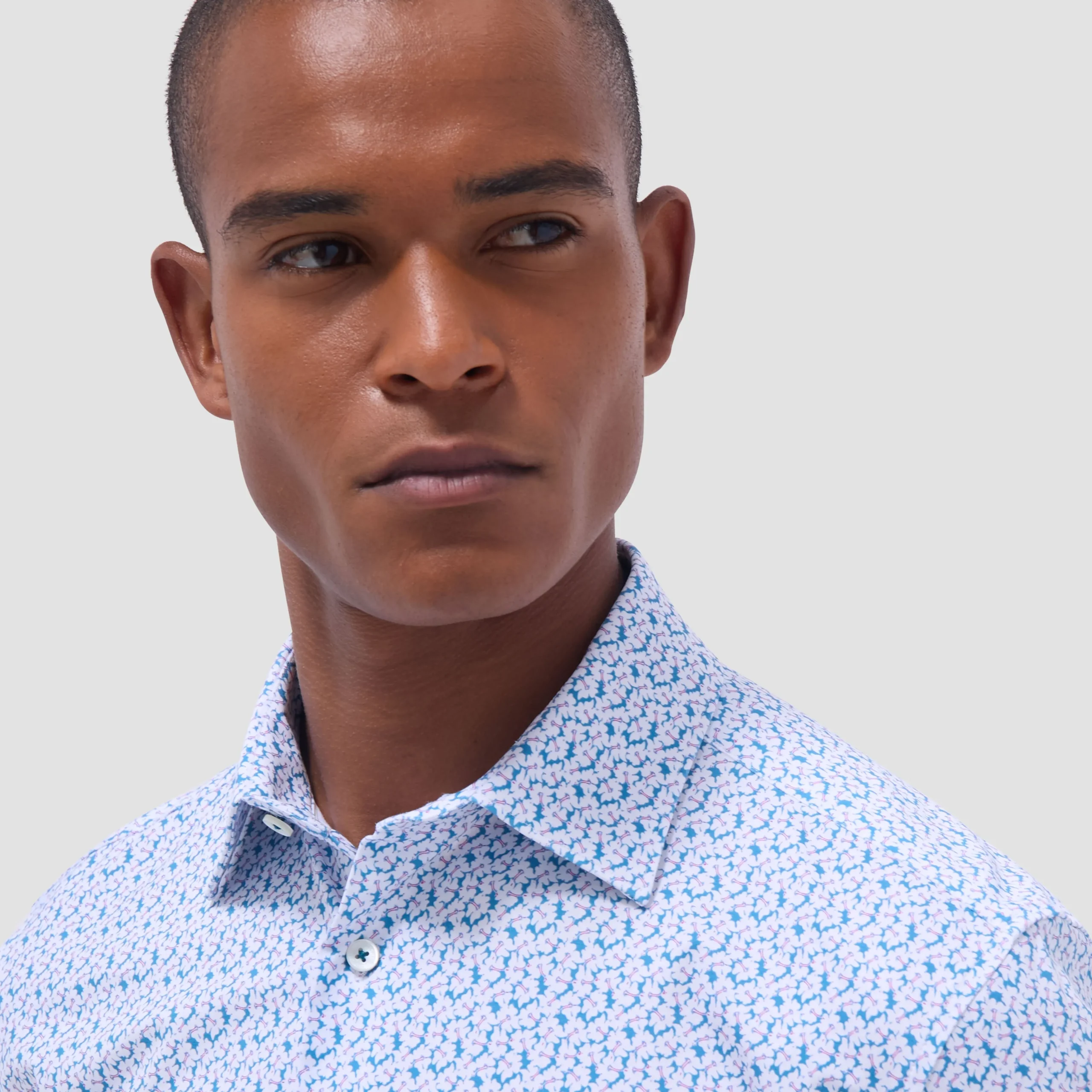 Miles Floral OoohCotton Short-Sleeve Shirt