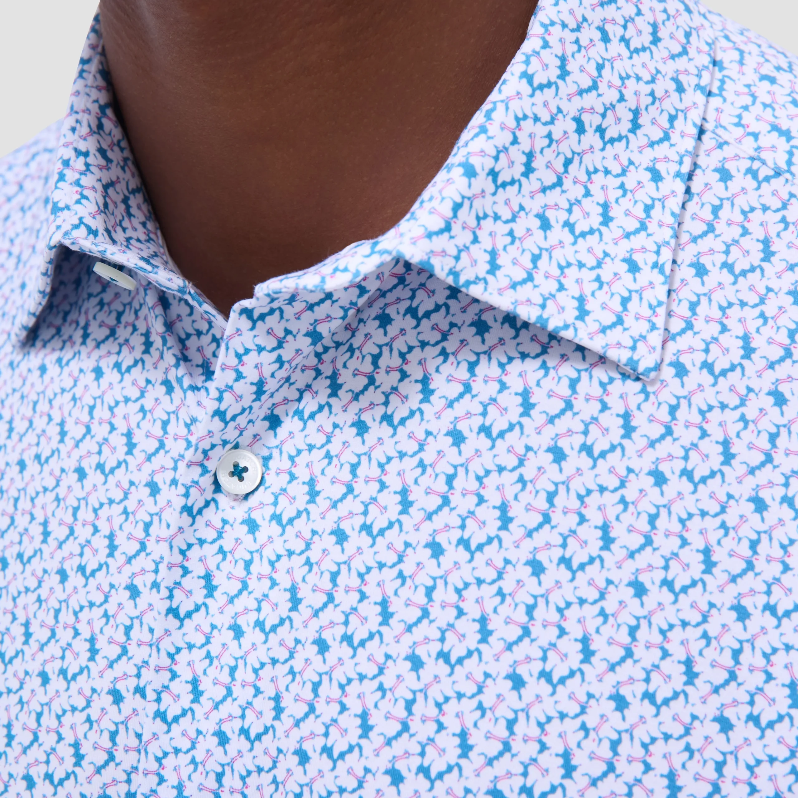 Miles Floral OoohCotton Short-Sleeve Shirt