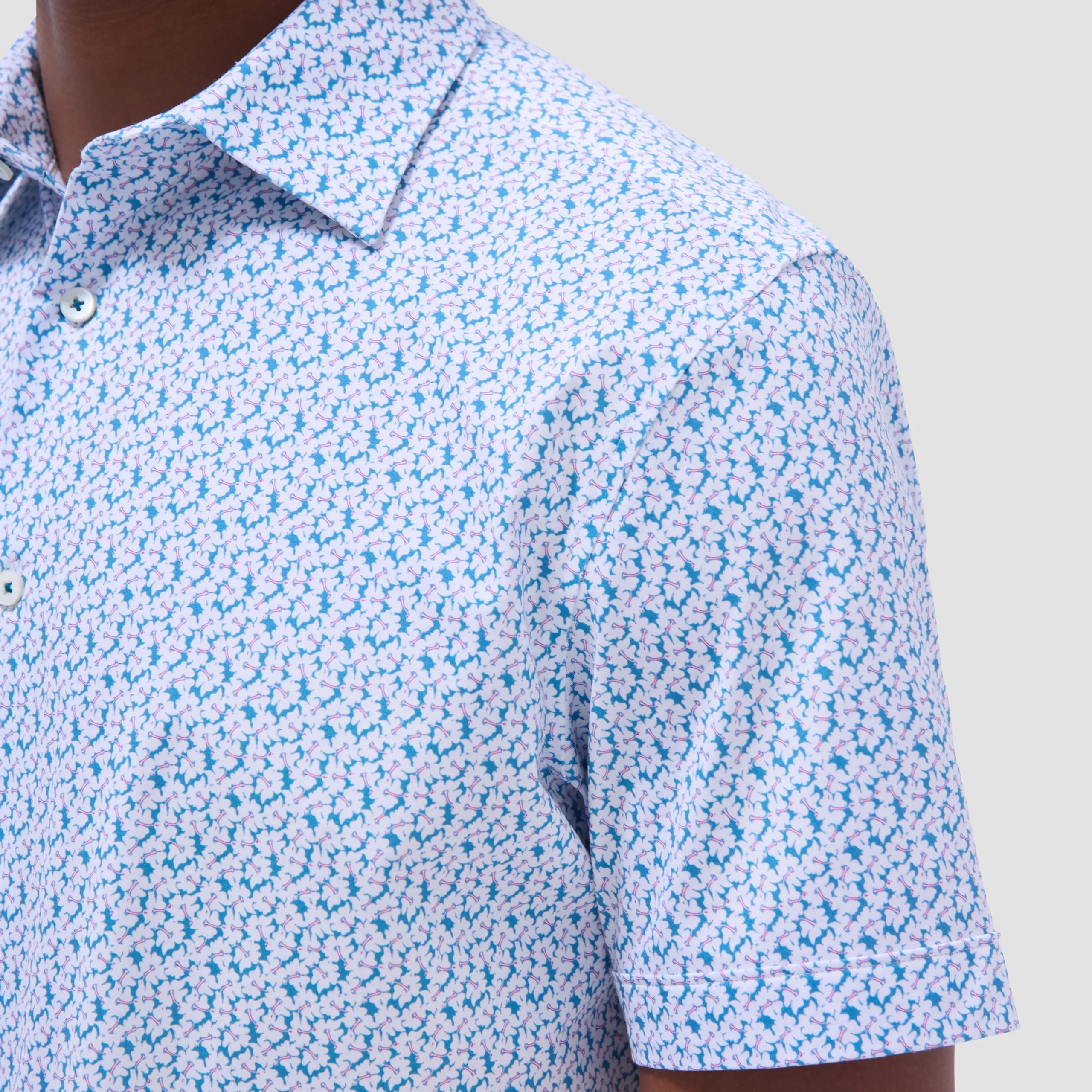 Miles Floral OoohCotton Short-Sleeve Shirt