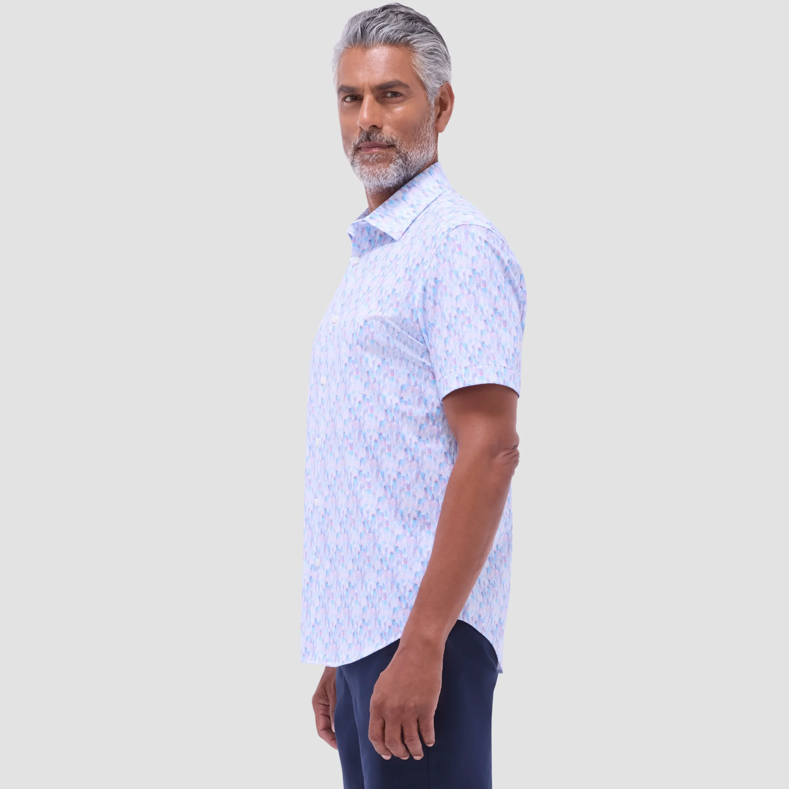 Miles Fruit Print OoohCotton Short-Sleeve Shirt