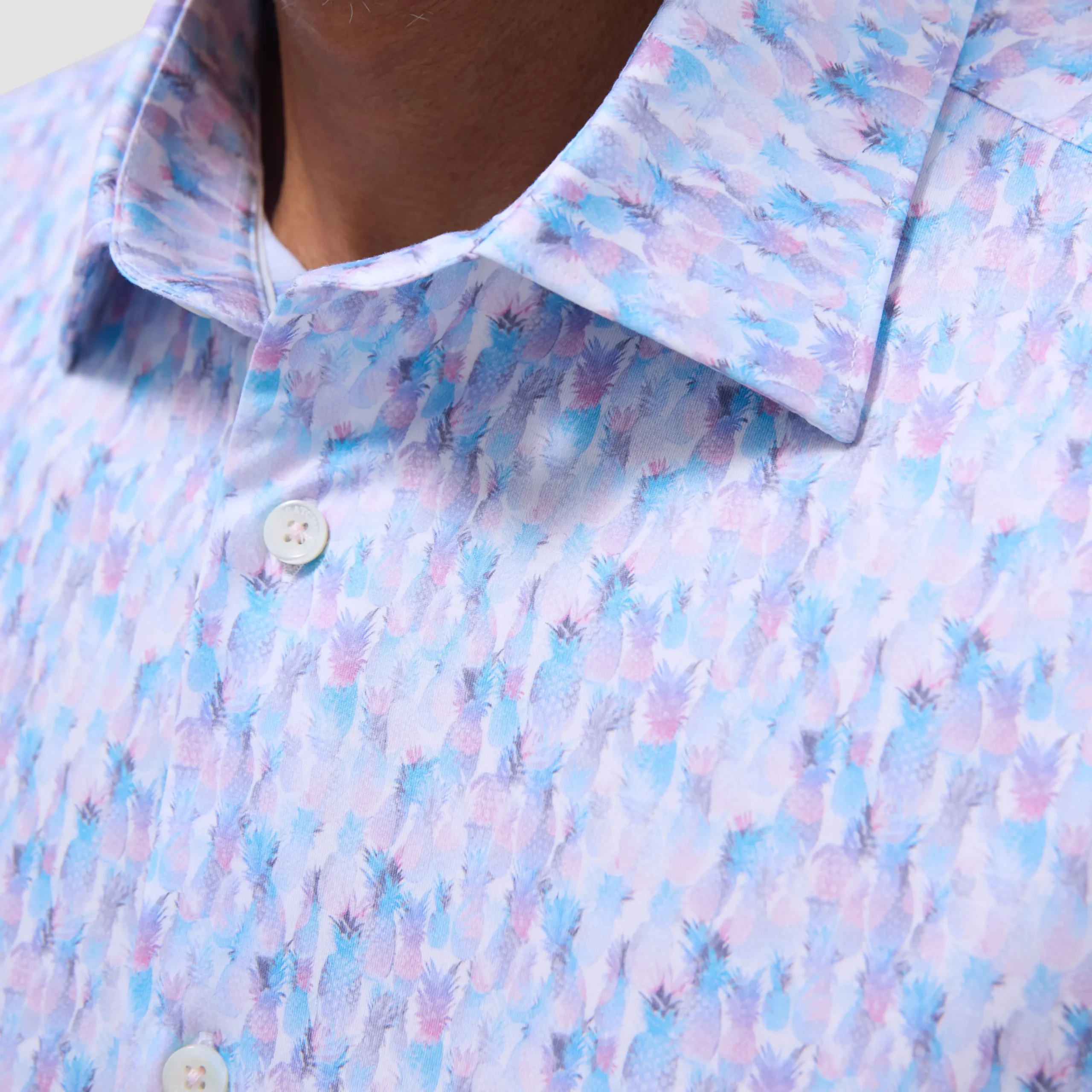 Miles Fruit Print OoohCotton Short-Sleeve Shirt