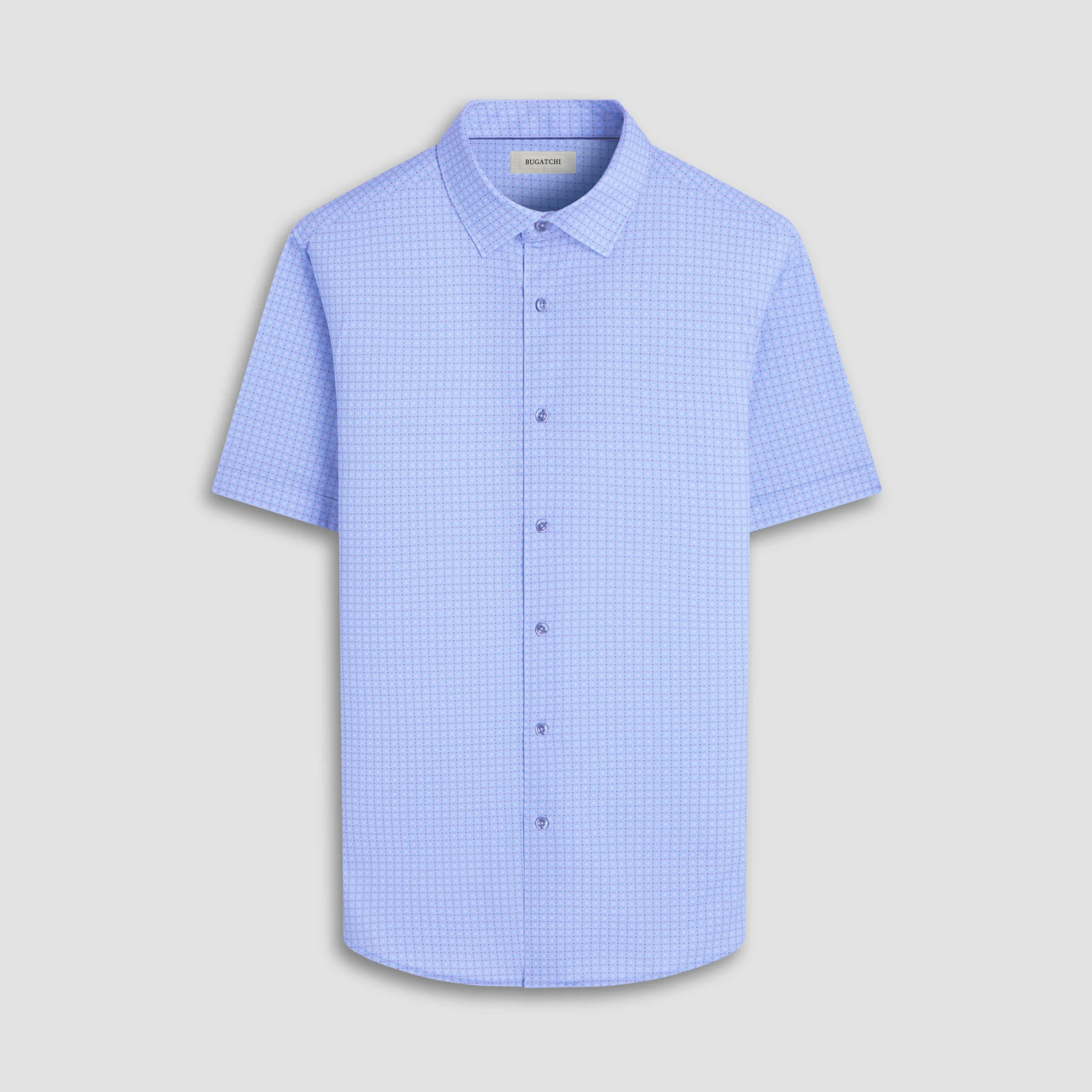 Miles Geometric OoohCotton Short-Sleeve Shirt