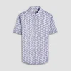 Miles Geometric OoohCotton Short-Sleeve Shirt