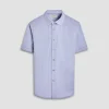 Miles Geometric OoohCotton Short-Sleeve Shirt