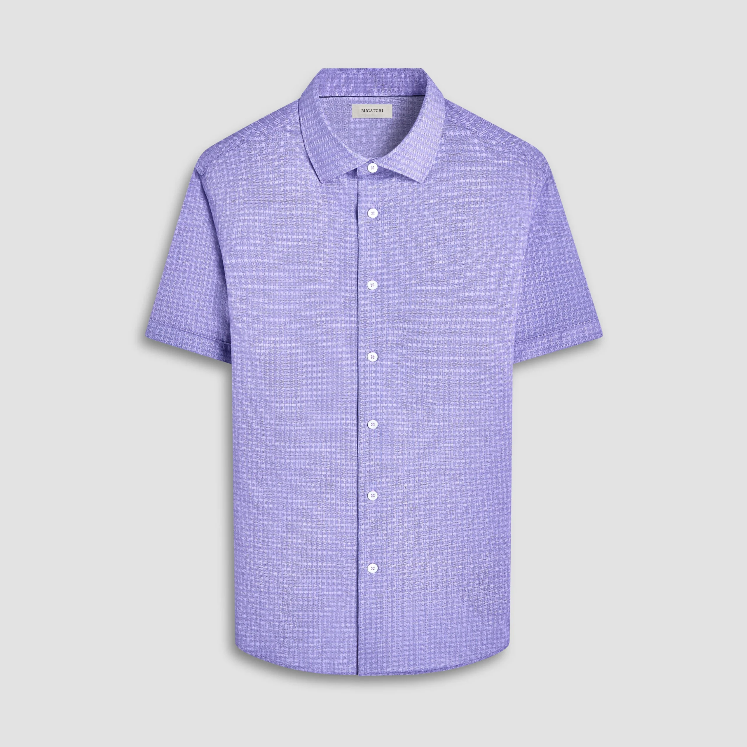 Miles Geometric OoohCotton Short-Sleeve Shirt