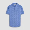 Miles Geometric OoohCotton Short-Sleeve Shirt