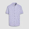 Miles Geometric OoohCotton Short-Sleeve Shirt