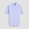 Miles Geometric OoohCotton Short-Sleeve Shirt