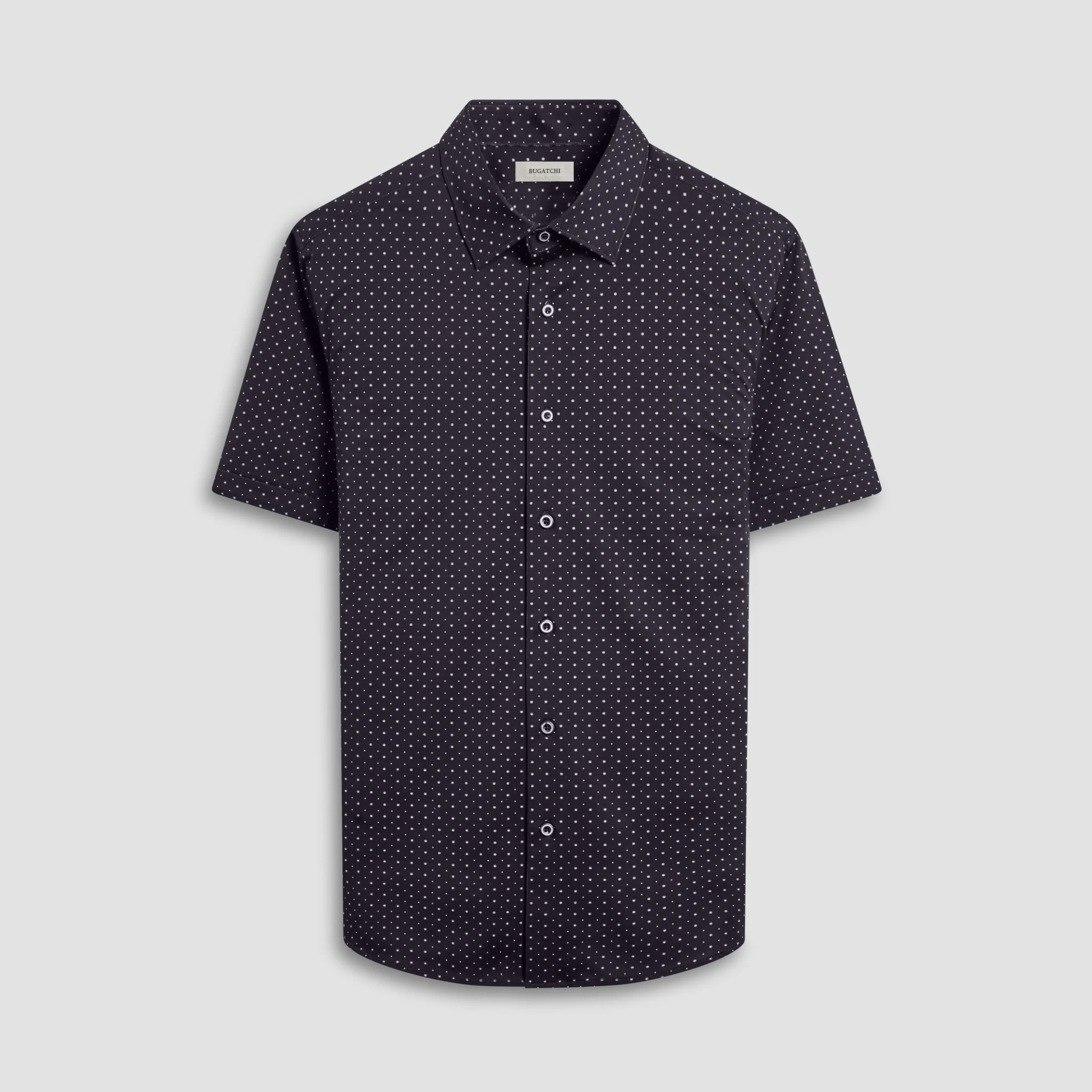 Miles Geometric OoohCotton Short-Sleeve Shirt