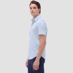 Miles Geometric OoohCotton Short-Sleeve Shirt