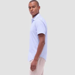 Miles Geometric OoohCotton Short-Sleeve Shirt