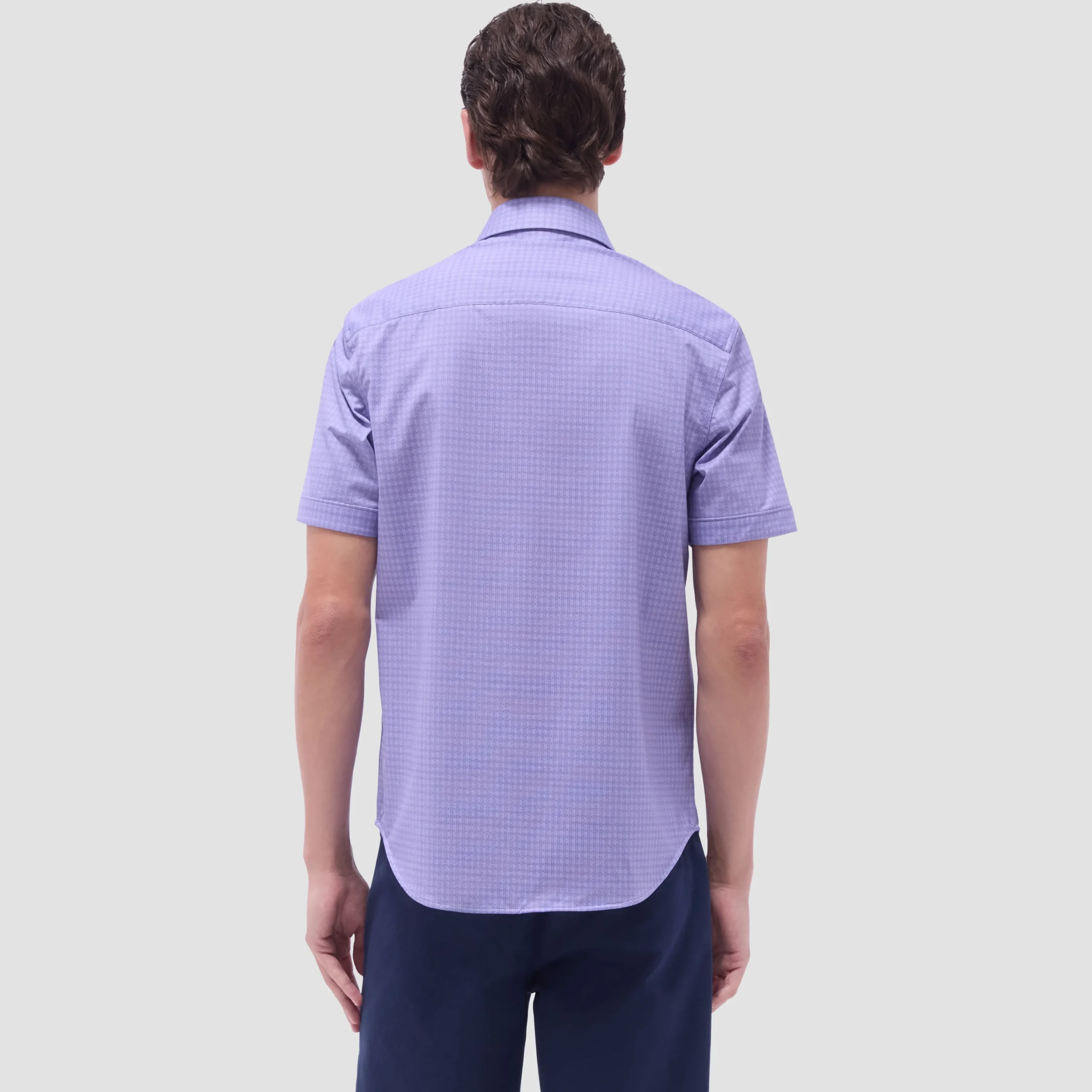 Miles Geometric OoohCotton Short-Sleeve Shirt