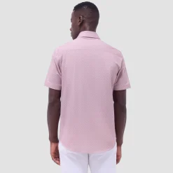 Miles Geometric OoohCotton Short-Sleeve Shirt