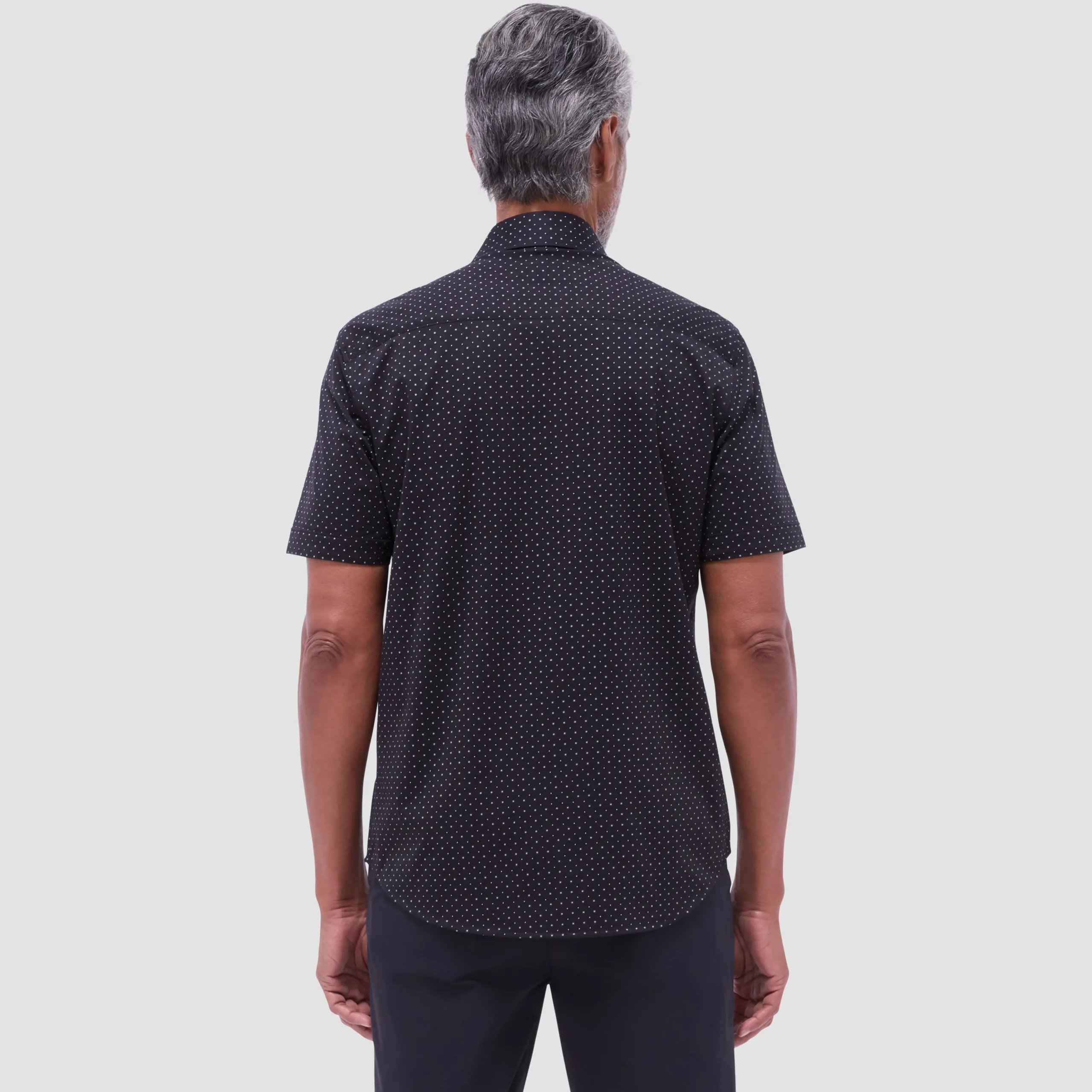 Miles Geometric OoohCotton Short-Sleeve Shirt