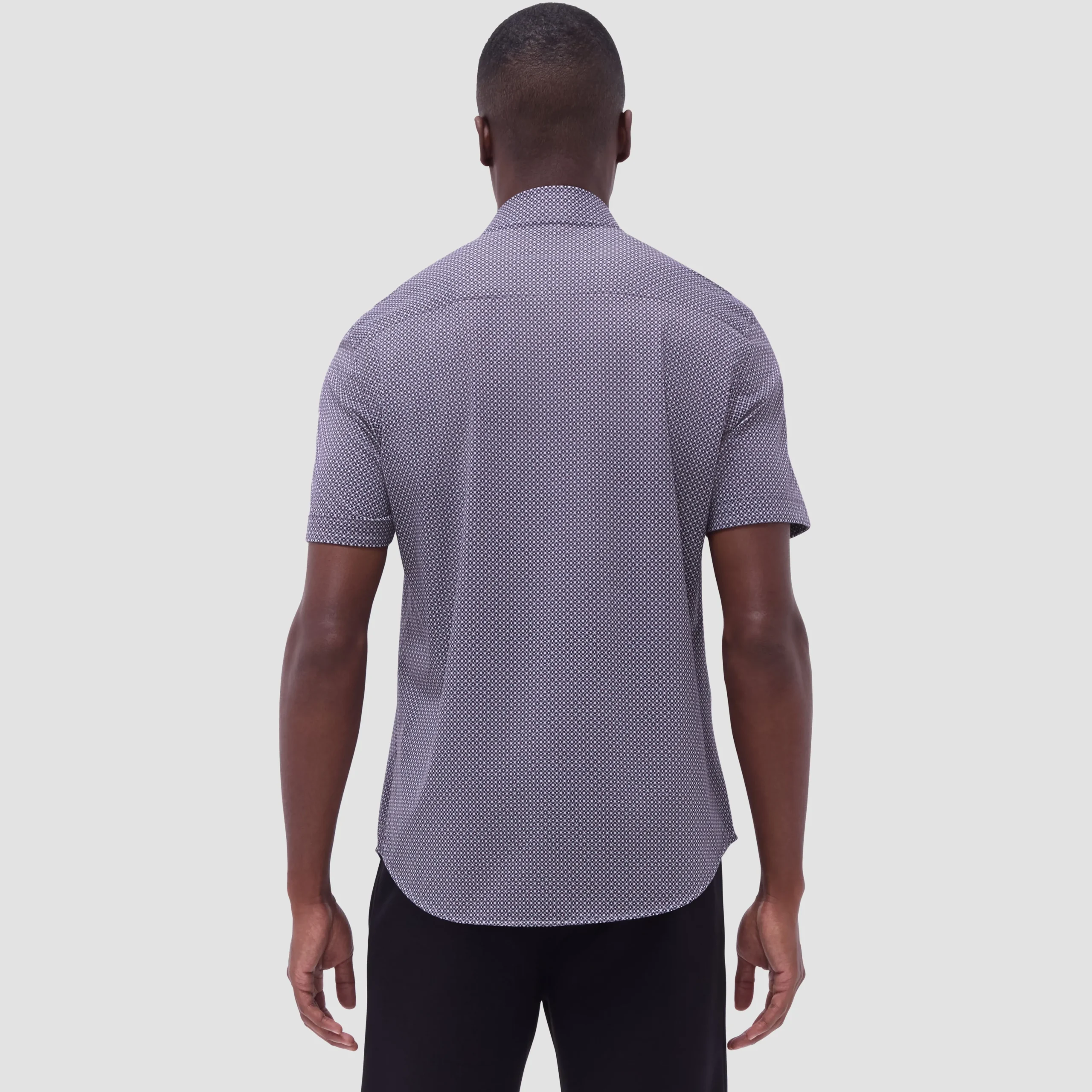 Miles Geometric OoohCotton Short-Sleeve Shirt