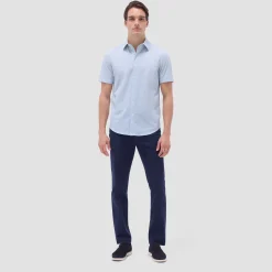 Miles Geometric OoohCotton Short-Sleeve Shirt