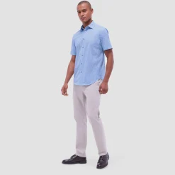 Miles Geometric OoohCotton Short-Sleeve Shirt