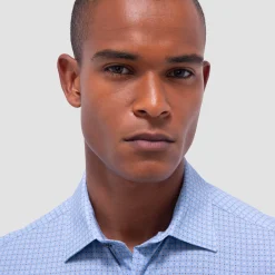 Miles Geometric OoohCotton Short-Sleeve Shirt