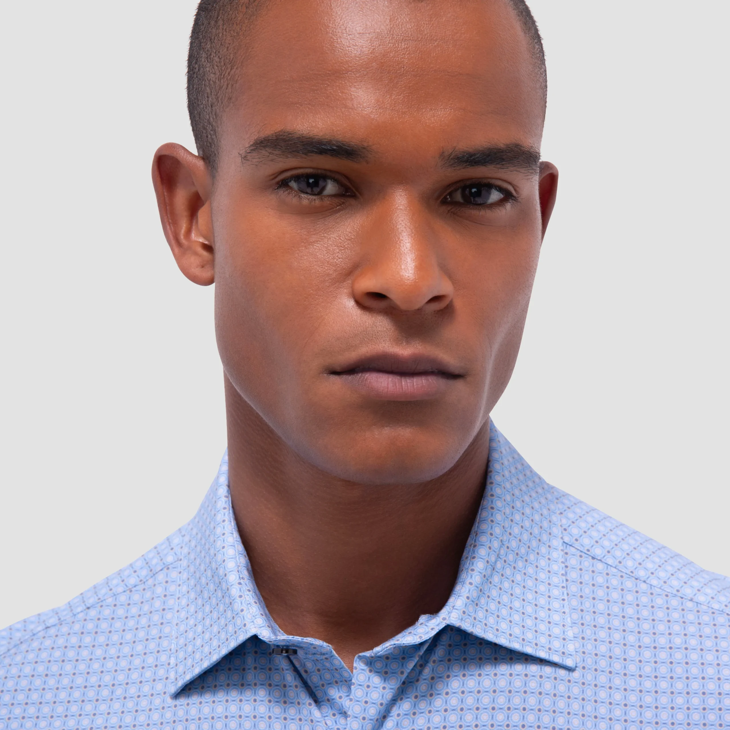 Miles Geometric OoohCotton Short-Sleeve Shirt