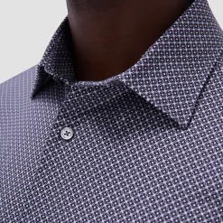 Miles Geometric OoohCotton Short-Sleeve Shirt