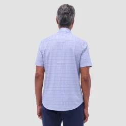 Miles Mosaic OoohCotton Short-Sleeve Shirt
