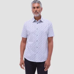 Miles Paisley OoohCotton Short-Sleeve Shirt