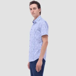 Miles Paisley OoohCotton Short-Sleeve Shirt