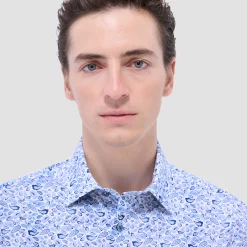 Miles Paisley OoohCotton Short-Sleeve Shirt