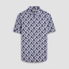 Miles Palm Tree OoohCotton Short-Sleeve Shirt