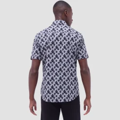 Miles Palm Tree OoohCotton Short-Sleeve Shirt