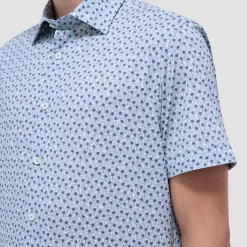 Miles Palm Tree OoohCotton Short-Sleeve Shirt