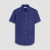Miles Solid OoohCotton Short Sleeve Shirt