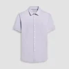 Miles Solid OoohCotton Short Sleeve Shirt