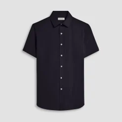 Miles Solid OoohCotton Short Sleeve Shirt