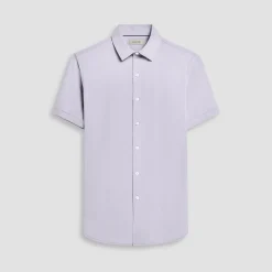 Miles Solid OoohCotton Short Sleeve Shirt