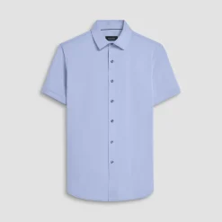 Miles Solid OoohCotton Short Sleeve Shirt